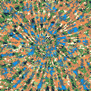 Tie Dye Camo NFT #0090 &copy; Dan Ellis vague.paris