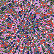 Tie Dye Camo NFT #0125 &copy; Dan Ellis vague.paris