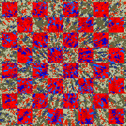 Tie Dye Camo NFT #0130 &copy; Dan Ellis vague.paris