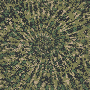 Tie Dye Camo NFT #0180 &copy; Dan Ellis vague.paris