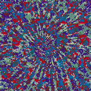 Tie Dye Camo NFT #0313 &copy; Dan Ellis vague.paris