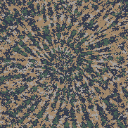 Tie Dye Camo NFT #0749 &copy; Dan Ellis vague.paris