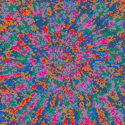 Tie Dye Camo NFT #0751 &copy; Dan Ellis vague.paris