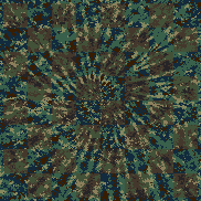 Tie Dye Camo NFT #0806 &copy; Dan Ellis vague.paris