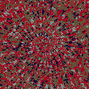 Tie Dye Camo NFT #0990 &copy; Dan Ellis vague.paris