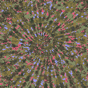 Tie Dye Camo NFT #1162 &copy; Dan Ellis vague.paris