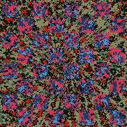 Tie Dye Camo NFT #1174 &copy; Dan Ellis vague.paris