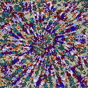 Tie Dye Camo NFT #1206 &copy; Dan Ellis vague.paris