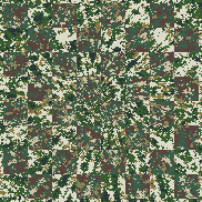 Tie Dye Camo NFT #1208 &copy; Dan Ellis vague.paris