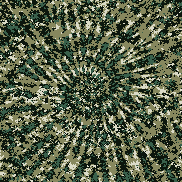 Tie Dye Camo NFT #1212 &copy; Dan Ellis vague.paris