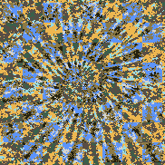 Tie Dye Camo NFT #1226 &copy; Dan Ellis vague.paris