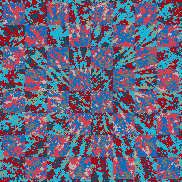 Tie Dye Camo NFT #1252 &copy; Dan Ellis vague.paris