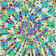 Tie Dye Camo NFT #1258 &copy; Dan Ellis vague.paris