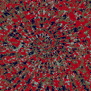 Tie Dye Camo NFT #1278 &copy; Dan Ellis vague.paris