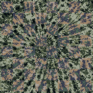 Tie Dye Camo NFT #1340 &copy; Dan Ellis vague.paris