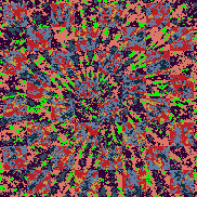 Tie Dye Camo NFT #1372 &copy; Dan Ellis vague.paris