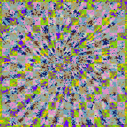 Tie Dye Camo NFT #1382 &copy; Dan Ellis vague.paris