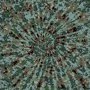 Tie Dye Camo NFT #1400 &copy; Dan Ellis vague.paris