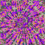 Tie Dye Camo NFT #1422 &copy; Dan Ellis vague.paris