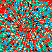 Tie Dye Camo NFT #1427 &copy; Dan Ellis vague.paris