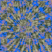 Tie Dye Camo NFT #1434 &copy; Dan Ellis vague.paris