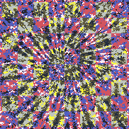 Tie Dye Camo NFT #1444 &copy; Dan Ellis vague.paris