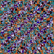 Tie Dye Camo NFT #1448 &copy; Dan Ellis vague.paris