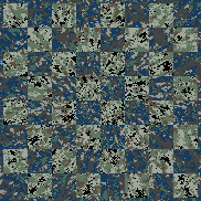 Tie Dye Camo NFT #1491 &copy; Dan Ellis vague.paris