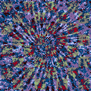 Tie Dye Camo NFT #1498 &copy; Dan Ellis vague.paris