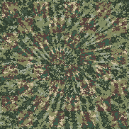 Tie Dye Camo NFT #1553 &copy; Dan Ellis vague.paris