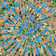 Tie Dye Camo NFT #1571 &copy; Dan Ellis vague.paris