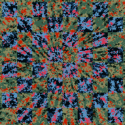 Tie Dye Camo NFT #1594 &copy; Dan Ellis vague.paris