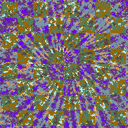 Tie Dye Camo NFT #1598 &copy; Dan Ellis vague.paris