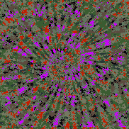 Tie Dye Camo NFT #1620 &copy; Dan Ellis vague.paris