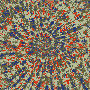 Tie Dye Camo NFT #1641 &copy; Dan Ellis vague.paris