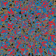 Tie Dye Camo NFT #1654 &copy; Dan Ellis vague.paris