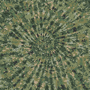 Tie Dye Camo NFT #1679 &copy; Dan Ellis vague.paris