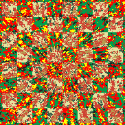 Tie Dye Camo NFT #1681 &copy; Dan Ellis vague.paris