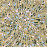 Tie Dye Camo NFT #1694 &copy; Dan Ellis vague.paris