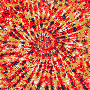 Tie Dye Camo NFT #1698 &copy; Dan Ellis vague.paris