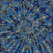 Tie Dye Camo NFT #1703 &copy; Dan Ellis vague.paris