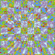 Tie Dye Camo NFT #1707 &copy; Dan Ellis vague.paris