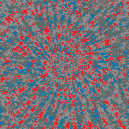 Tie Dye Camo NFT #1714 &copy; Dan Ellis vague.paris