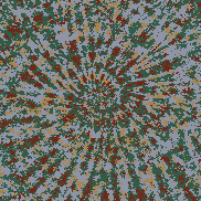 Tie Dye Camo NFT #1717 &copy; Dan Ellis vague.paris