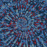 Tie Dye Camo NFT #1736 &copy; Dan Ellis vague.paris