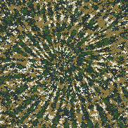 Tie Dye Camo NFT #1745 &copy; Dan Ellis vague.paris