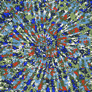 Tie Dye Camo NFT #1787 &copy; Dan Ellis vague.paris