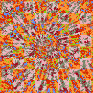 Tie Dye Camo NFT #1813 &copy; Dan Ellis vague.paris