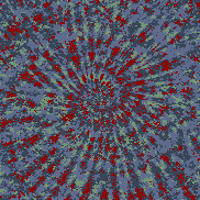 Tie Dye Camo NFT #1831 &copy; Dan Ellis vague.paris