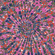 Tie Dye Camo NFT #1832 &copy; Dan Ellis vague.paris